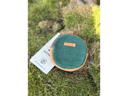 Peněženka mini Woven zelená