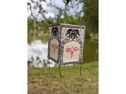 Lampion přírodní Buddhovo oči