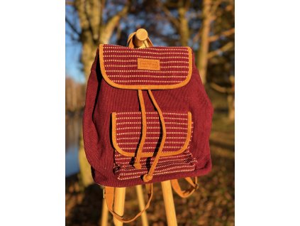 Batoh Woven bordový