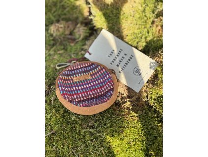 Peněženka mini Woven barevné kostky