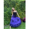 Sukně zavazovací fialová