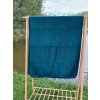 Šála/deka z jačí vlny modro - zelená