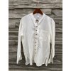 Košile/kurta - slonovinová celopropínací