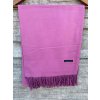 Pašmína oboustranná růžová