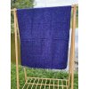 Šála/deka z jačí vlny fialovo - modrá