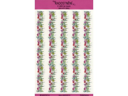 Samolepky - V létě na louce (dekorační pásky)