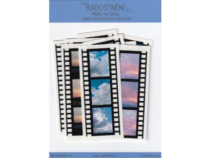 Sada transparentních samolepek • Nebe na filmu