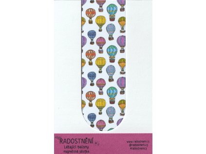 Magnetické záložky • Létající balony