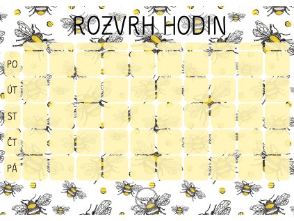 2025 Rozvrh SŠ Čmeláci