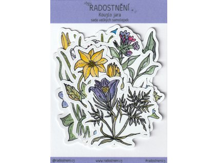Sada velkých samolepek • Kouzlo jara