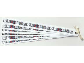 Samolepicí pásky - Pro milovníky knih  Barevný potisk, lesklý samolepicí papír 135g/m2