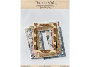 Papírové výseky - Fotografické rámečky  Barevný potisk, karton 200 g/m2