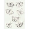 Sada transparentních samolepek • Motýlí království