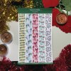 Samolepková sada - Čas vánoční (matný samolepicí papír)  Barevný potisk, samolepicí papír matný