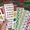 Samolepková sada - Čas vánoční (matný samolepicí papír)  Barevný potisk, samolepicí papír matný