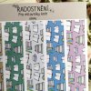 Samolepková sada - Pro milovníky knih (matný samolepicí papír)  Barevný potisk, samolepicí papír matný