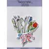 Papírové výseky - Jarní kytice  Barevný potisk, karton 200 g/m2