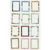 Papírové výseky - Fotografické rámečky  Barevný potisk, karton 200 g/m2