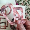 Papírové výseky - Rámečky s motivem růží  Barevný potisk, karton 200 g/m2