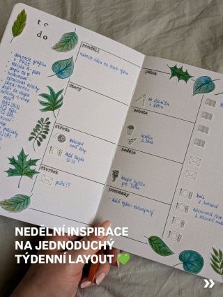 • Nedělní odpoledne je dokonalá příležitost v klidu si naplánovat další týden. K vytvoření jednoduchého týdenního layoutu...