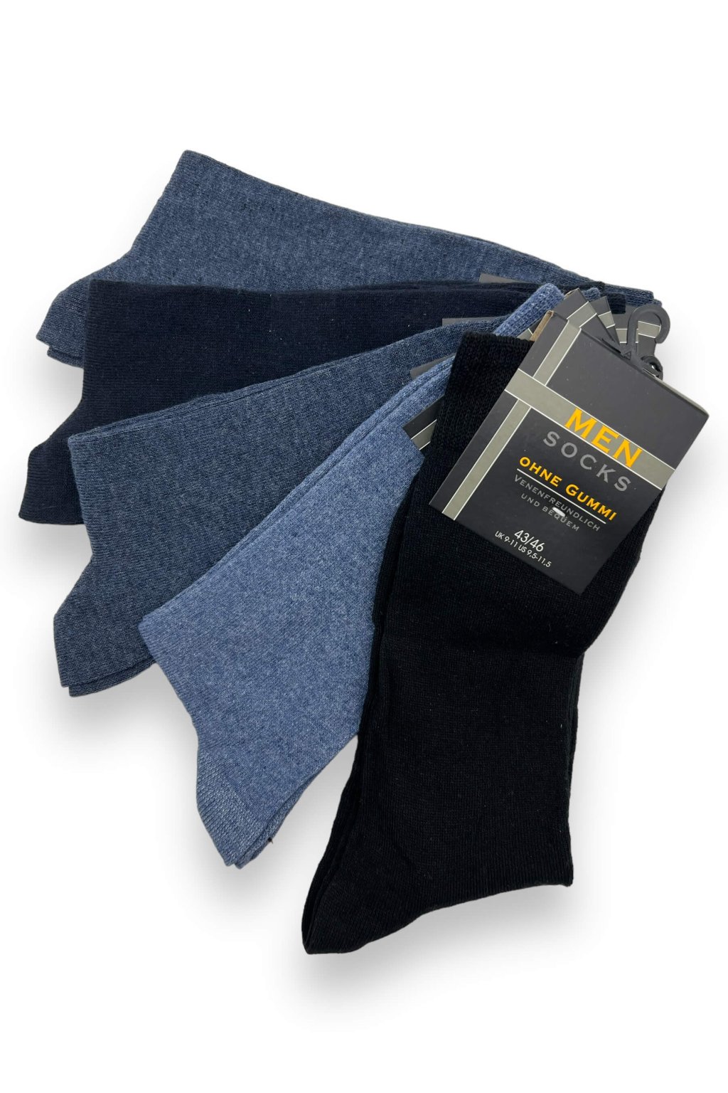 Pánske bavlnené vysoké ponožky 5 párov mix farieb