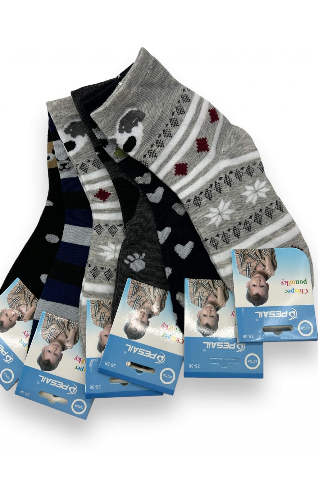 Chlapecké vysoké ponožky 4x páry 03