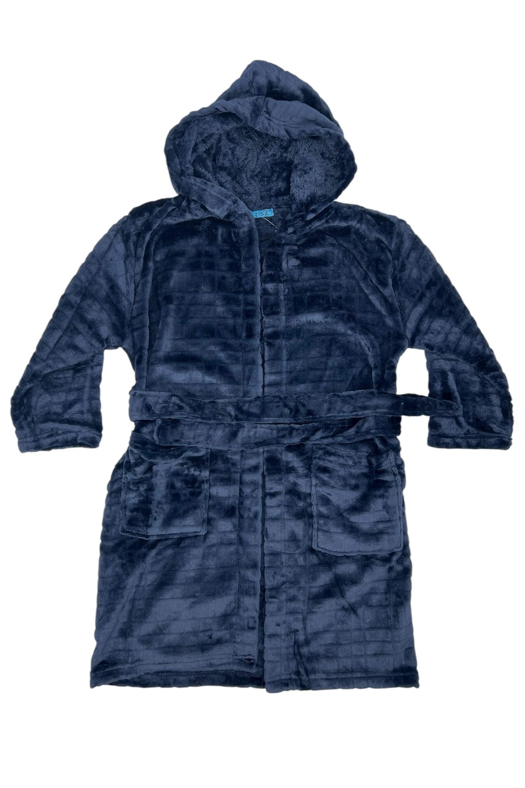 Dievčenský modrý župan 04