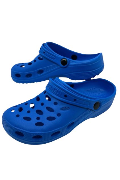 Dámske modré gumové nazuváky