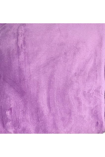 Mikroplyšové fialové prestieradlo Perfect 180×200 +25 cm
