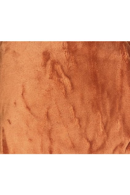 Mikroplyšové zrzavé prostěradlo Perfect 180×200 +25 cm