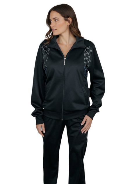 Dámska čierna tepláková súprava