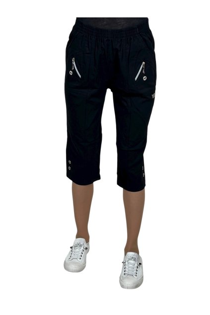 Dámské bílé nadměrné 3/4 kalhoty ALICA