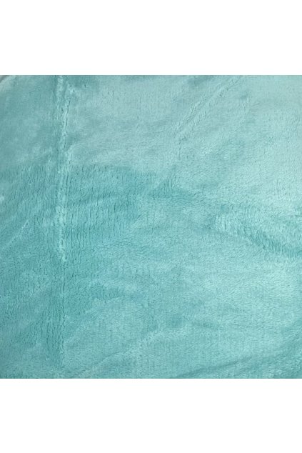 Mikroplyšové mentolové prostěradlo Perfect 90×200 +25 cm