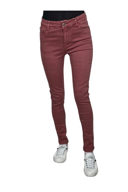 Dámské růžové push-up džíny