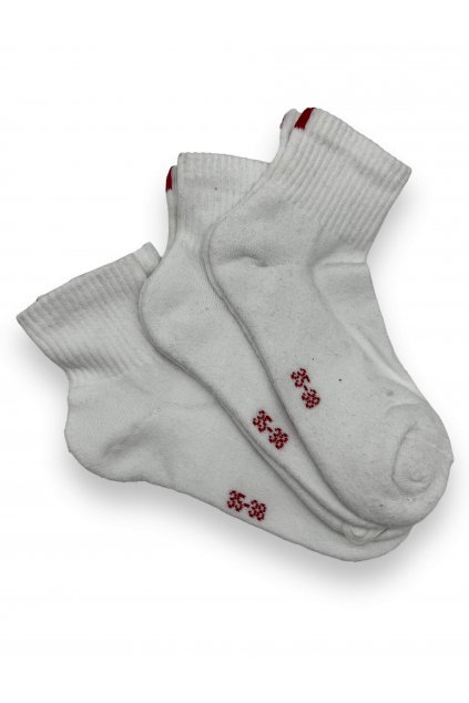 Pánské ponožky bílé barvy 3x parů