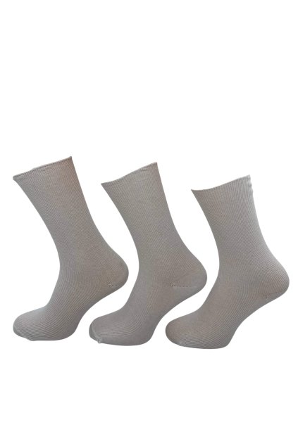 Dámske biele bavlnené ponožky 5 párov