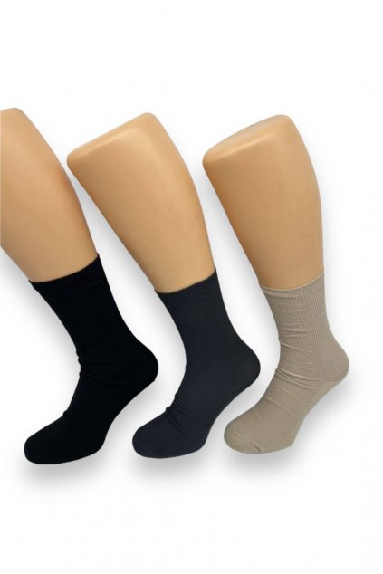 Dámské bavlněné ponožky mix barvy 5x parů