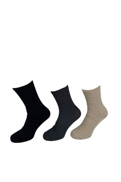 Dámské bavlněné ponožky 5 párů vícebarevné