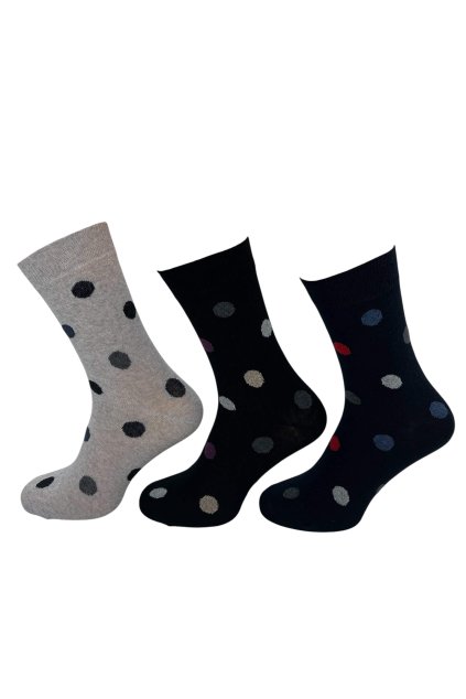 Dámske vysoké ponožky 5 párov viacfarebné