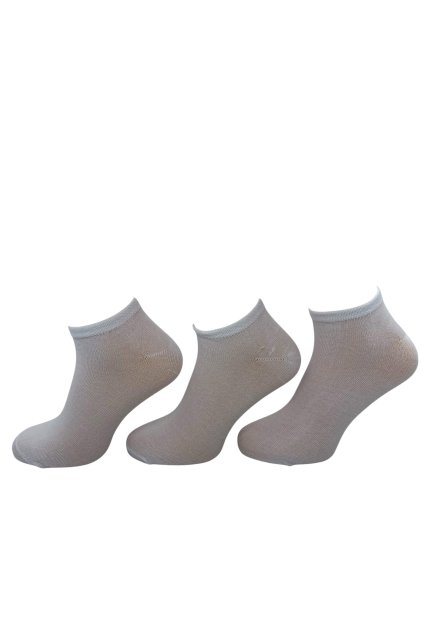 Pánské kotníkové ponožky 6 párů bílé