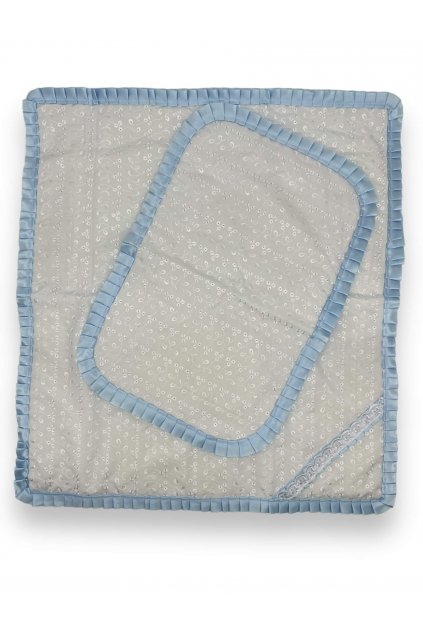 Kojenecký modrý set do kočárku