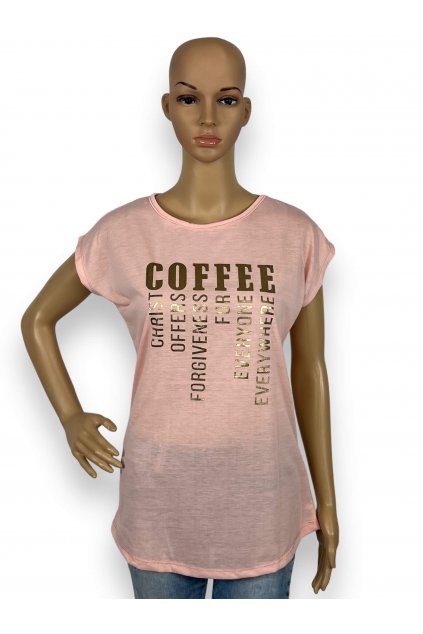 Dámské tričko s krátkým rukávem COFFEE
