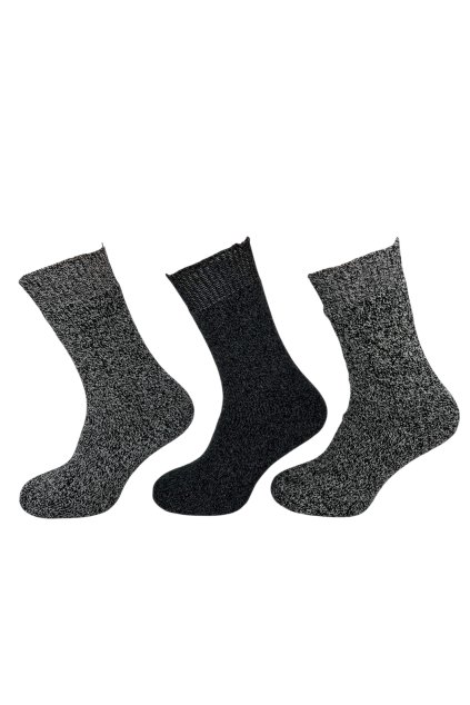Pánske vysoké zateplené ponožky 3 páry