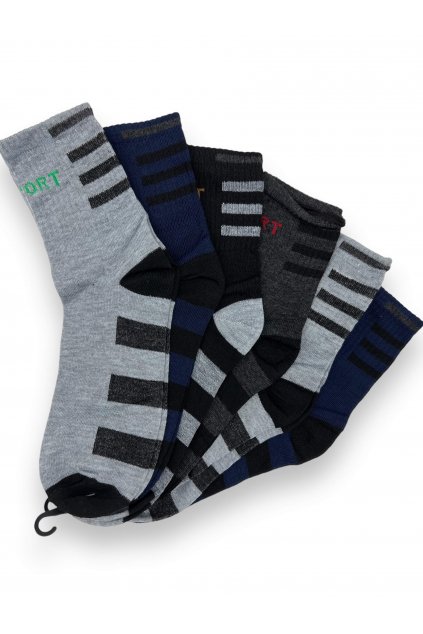 Pánské NADMĚRNÉ ponožky  mix barvy 5x párů