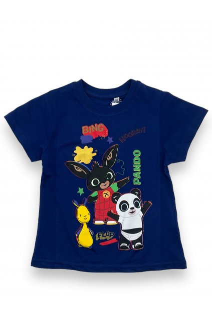 Luxusní dětské tričko - králíček Bing tmavě modré barvy