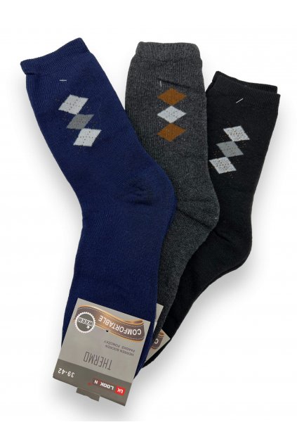 Pánské thermo ponožky mix barvy  01