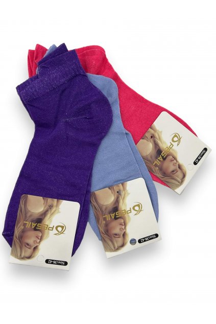 Dámské ponožky 6 párů vícebarevné 03