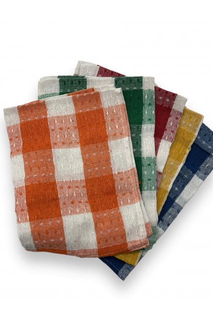 Kuchyňské utěrky 5 ks vícebarevné 02