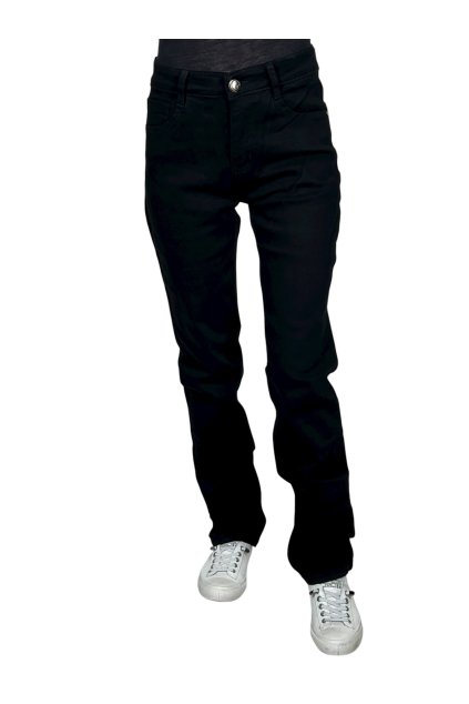 Dámske čierne plátené nohavice SUNBIRD