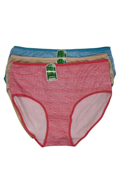 Dámské nadměrné kalhotky 3x kusy vícebarevné